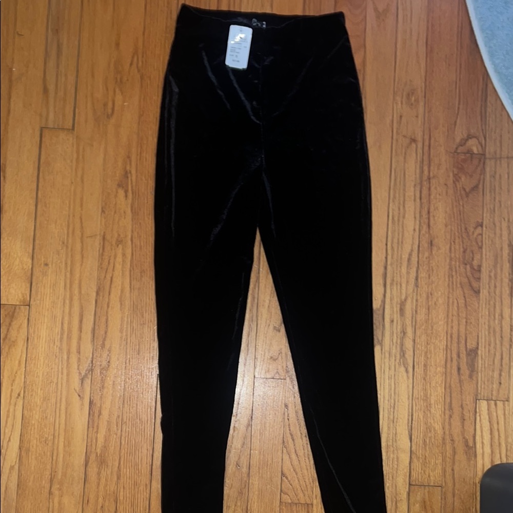 Women's Black Velvet leggings